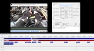 教材動画で事故防止に掲載されていた画像