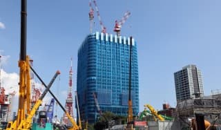 超高層ビル建設現場の開錠作業に掲載されていた画像