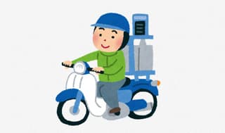 「逆」そば屋の出前に掲載されていた画像