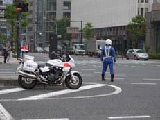 秋の交通安全週間に掲載されていた画像