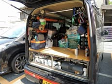 軽箱バンの荷台カスタム２に掲載されていた画像