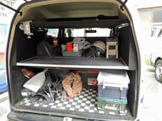 軽箱バンの荷台カスタムに掲載されていた画像