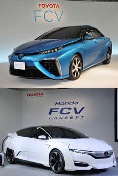 ＦＣＶ（燃料電池自動車）一般販売に掲載されていた画像