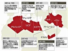 どうなる北アフリカ・中東情勢に掲載されていた画像